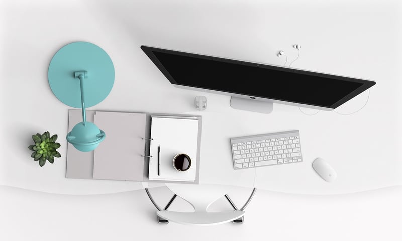 Cookies on a desk